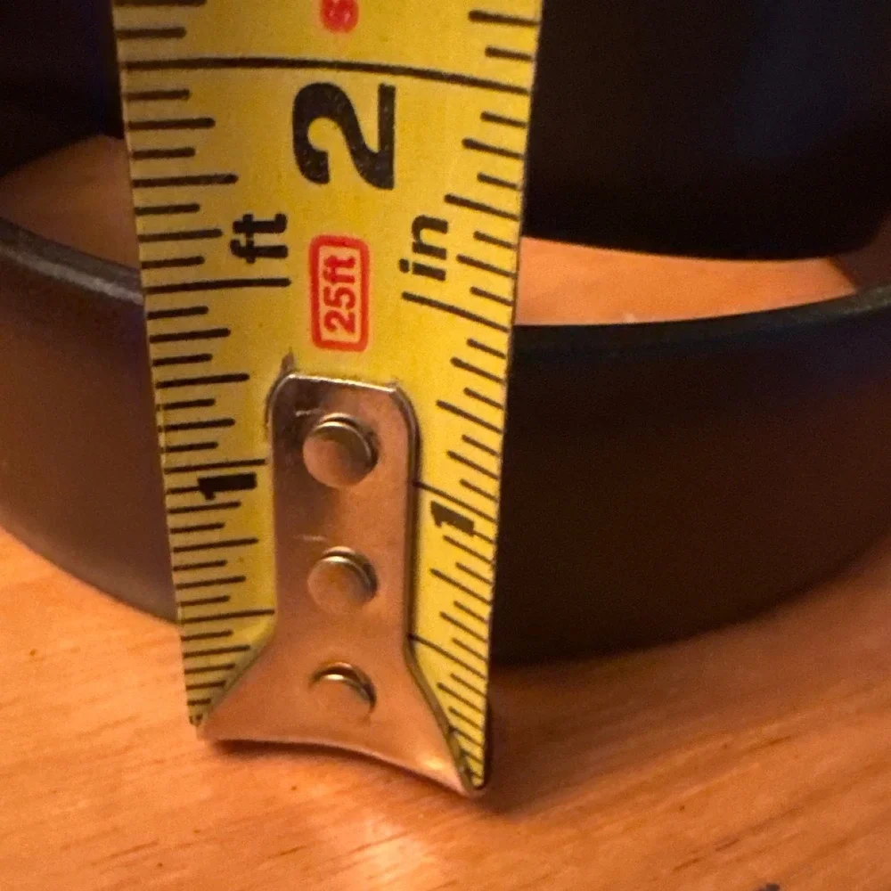 Florsheim Mens Brown Leather Belt Silver Buckle Size 32 FL5905-200W Dress Casual